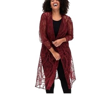 Torrid 3x/4x Lace Kimono